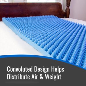 Egg Crate Foam Mattress Large 2"